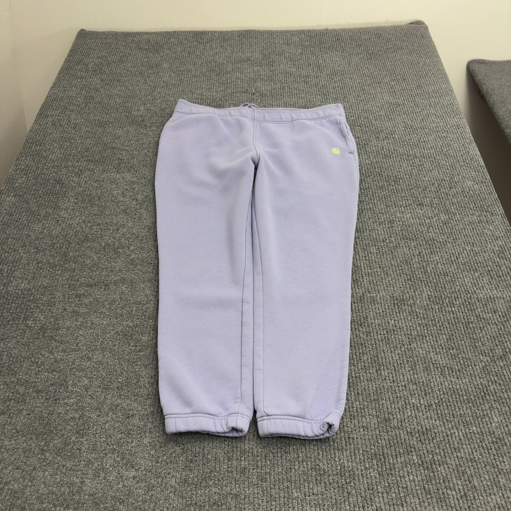 Carhartt Sweatpants Womens XL Purple Cotton Polyester Relaxed Fit Joggers Casual
